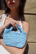 Load image into Gallery viewer, BABY BLUE crochet mini basket
