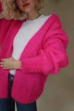 Load image into Gallery viewer, Mohair sweater - FUCHSIA
