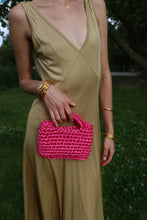 Load image into Gallery viewer, HOT PINK crochet mini basket
