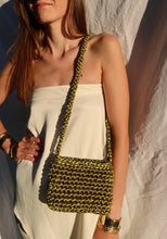 Load image into Gallery viewer, Olive bag with crochet strap
