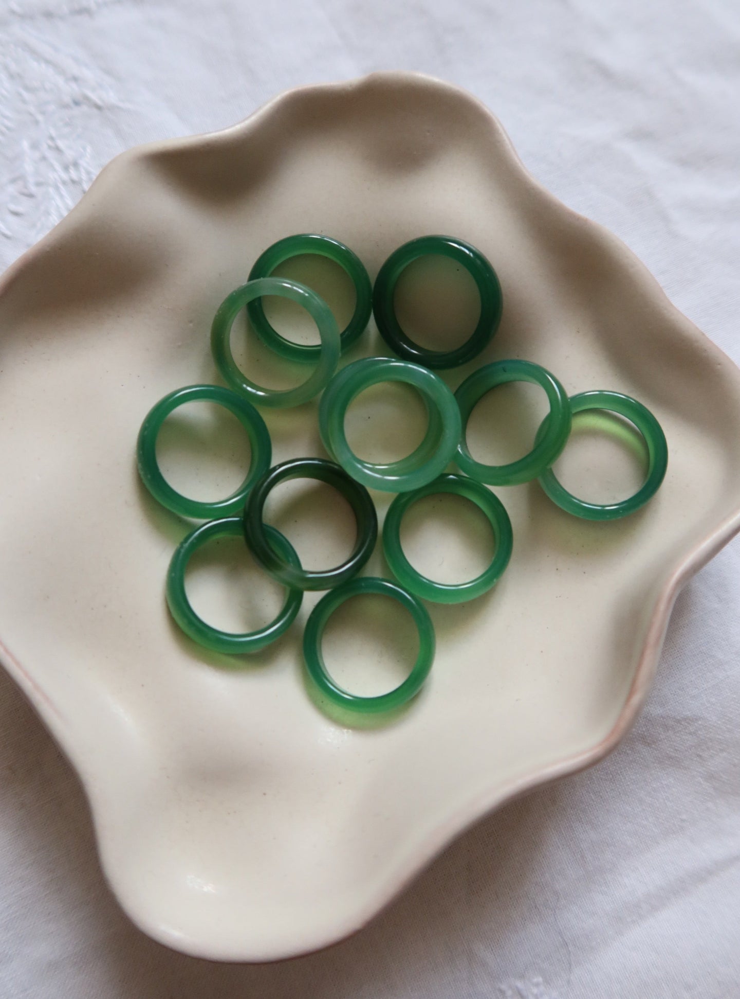 Green Agate ring