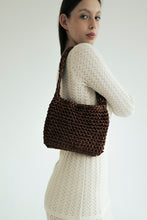 Load image into Gallery viewer, Chocolate Brown crochet bag
