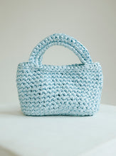 Load image into Gallery viewer, Powder Blue crochet basket
