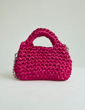 Load image into Gallery viewer, Hot Magenta mini crochet bag
