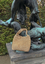 Load image into Gallery viewer, Golden crochet bag
