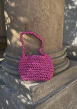 Load image into Gallery viewer, Hot Pink crochet bag
