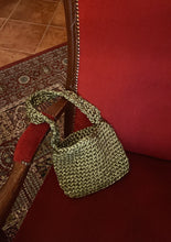 Load image into Gallery viewer, Olive Green crochet bag
