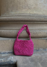 Load image into Gallery viewer, Hot Pink crochet bag
