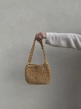 Load image into Gallery viewer, Golden crochet bag
