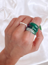 Load image into Gallery viewer, Green Agate ring
